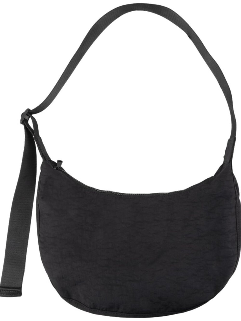 Nylon Crescent Shoulder Bag for Women Men,Crossbody Bag with Adjustable